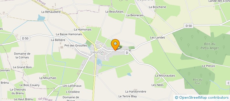 localisation de l'entreprise MONSIEUR CHRISTIAN PITRE  PIPRIAC