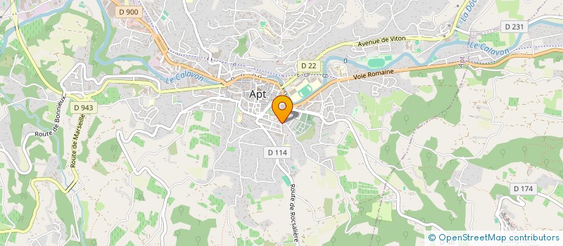 localisation de l'entreprise MONSIEUR CHRISTIAN PIVIN à APT