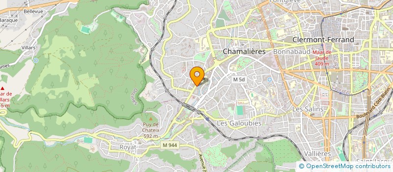 localisation de l'entreprise MONSIEUR CHRISTIAN PLACE  CHAMALIERES