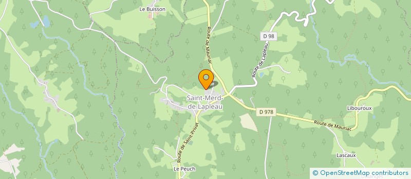 localisation de l'entreprise MONSIEUR CHRISTIAN PLANCHE  CLERGOUX