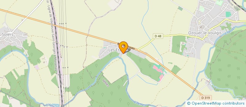 localisation de l'entreprise MONSIEUR CHRISTIAN PLANCON  OZOUER-LE-VOULGIS