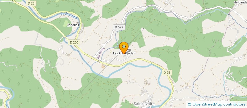 localisation de l'entreprise MONSIEUR CHRISTIAN PLATET  SAINT-IZAIRE