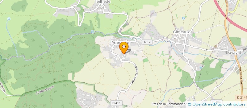 localisation de l'entreprise MONSIEUR CHRISTIAN POGORELY  PROMPSAT