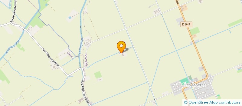 localisation de l'entreprise MONSIEUR CHRISTIAN POIDEVIN  GHYVELDE