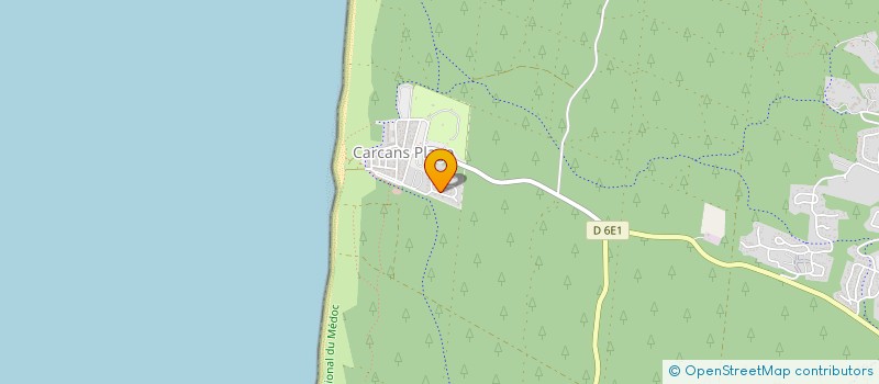 localisation de l'entreprise MONSIEUR CHRISTIAN POINT  CARCANS