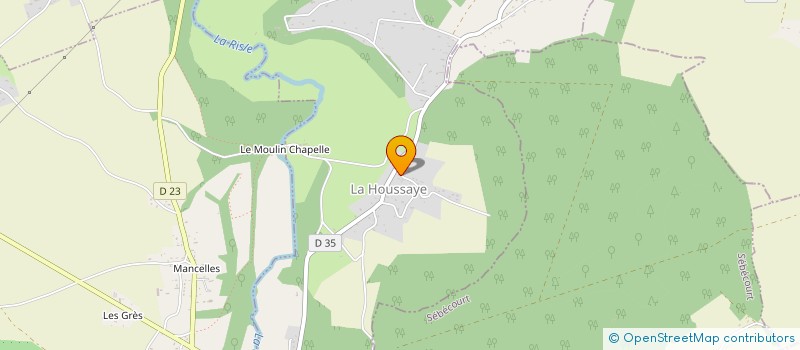 localisation de l'entreprise MONSIEUR CHRISTIAN POIRIER  MESNIL-EN-OUCHE