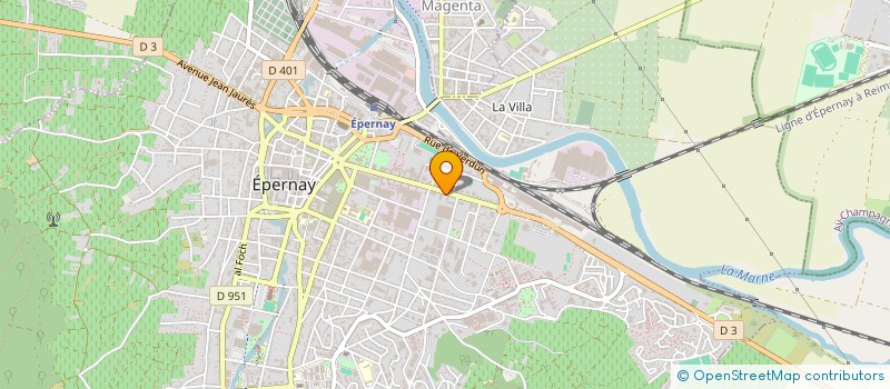 localisation de l'entreprise MONSIEUR CHRISTIAN POL ROGER  EPERNAY