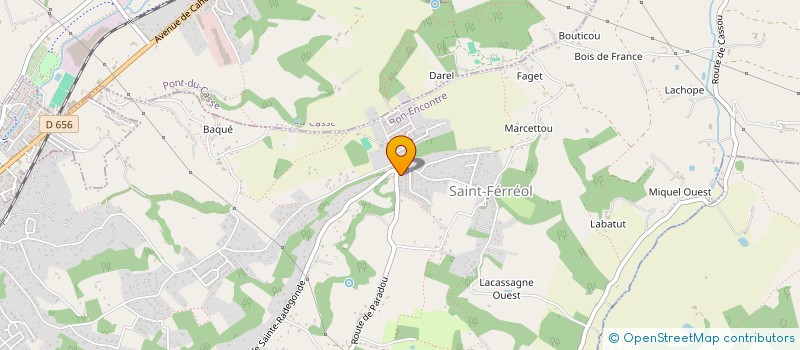 localisation de l'entreprise MONSIEUR CHRISTIAN POLI à BON-ENCONTRE