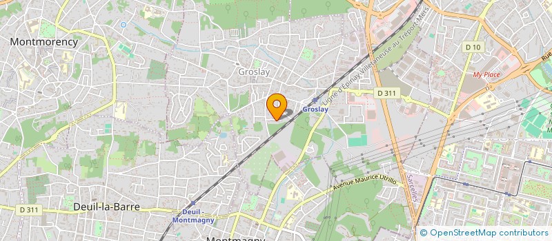localisation de l'entreprise MONSIEUR CHRISTIAN POM  GROSLAY