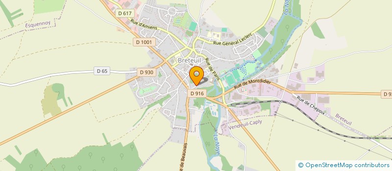 localisation de l'entreprise MONSIEUR CHRISTIAN POMART à BRETEUIL