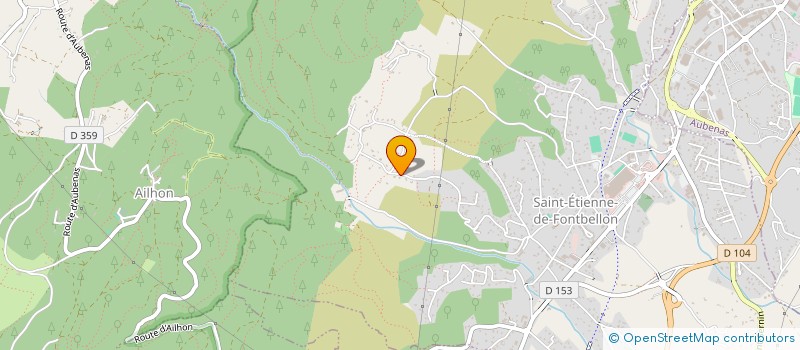 localisation de l'entreprise MONSIEUR CHRISTIAN PONOT  SAINT-ETIENNE-DE-FONTBELLON