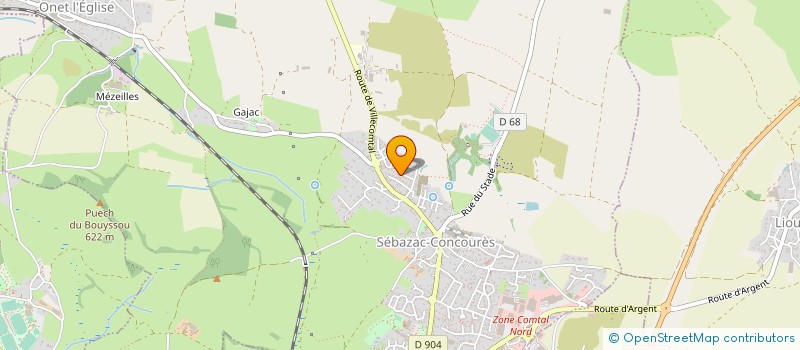 localisation de l'entreprise MONSIEUR CHRISTIAN PONS  LA LOUBIERE