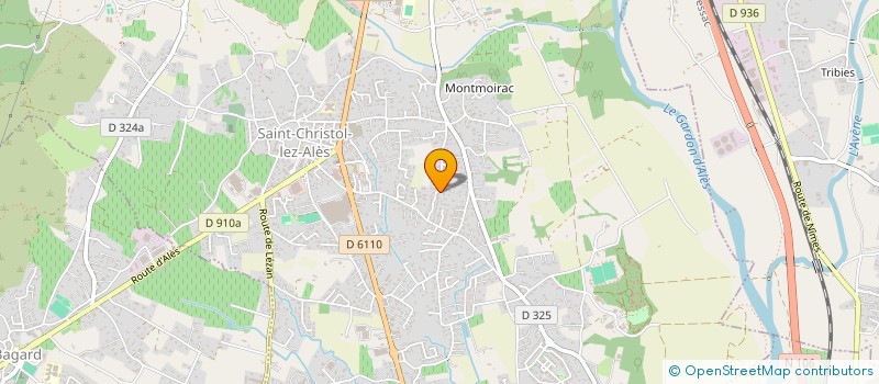 localisation de l'entreprise MONSIEUR CHRISTIAN PONSODA  SAINT-CHRISTOL-LEZ-ALES