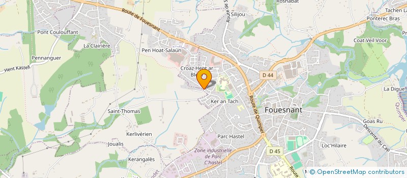 localisation de l'entreprise MONSIEUR CHRISTIAN PONTHIEU  PLEUVEN