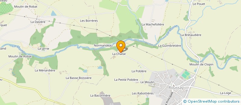 localisation de l'entreprise MONSIEUR CHRISTIAN PORTIER à SEVREMOINE