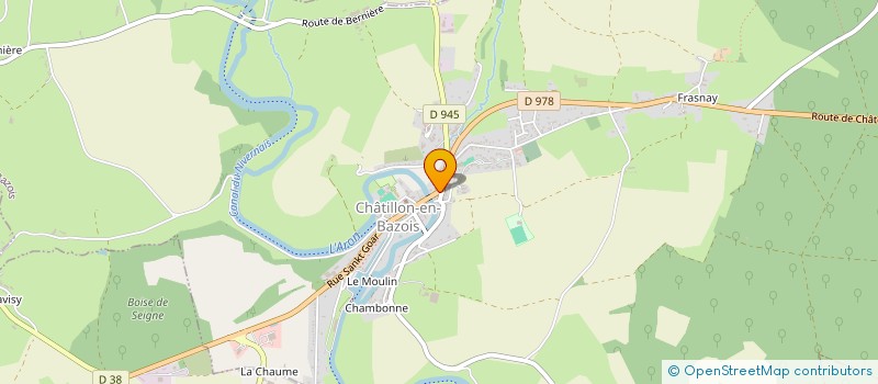 localisation de l'entreprise MONSIEUR CHRISTIAN POTELLERET à CHATILLON-EN-BAZOIS