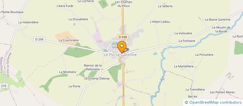 localisation de l'entreprise MONSIEUR CHRISTIAN POTTIER à LE PIN-LA-GARENNE