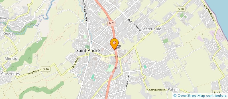 localisation de l'entreprise MONSIEUR CHRISTIAN POUGARY à SAINT-ANDRE