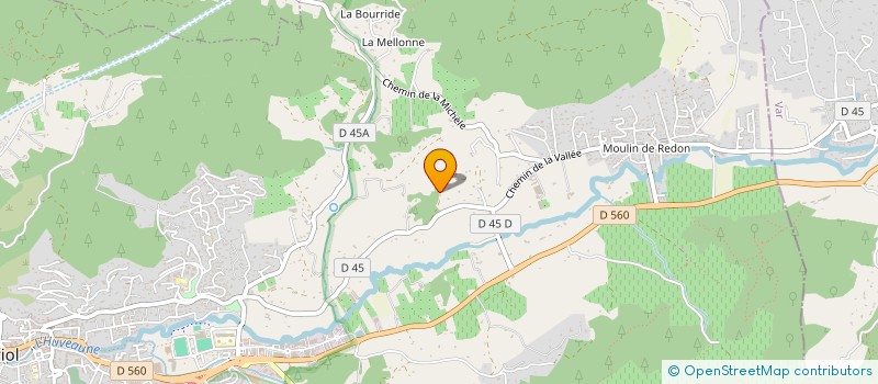 localisation de l'entreprise MONSIEUR CHRISTIAN POURCHIER  AURIOL