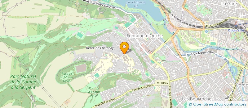 localisation de l'entreprise MONSIEUR CHRISTIAN POUTHIER à DIJON