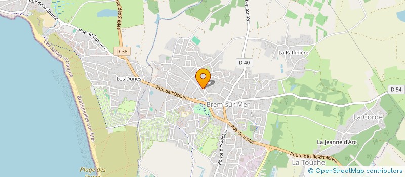 localisation de l'entreprise MONSIEUR CHRISTIAN PRAUD à BREM-SUR-MER