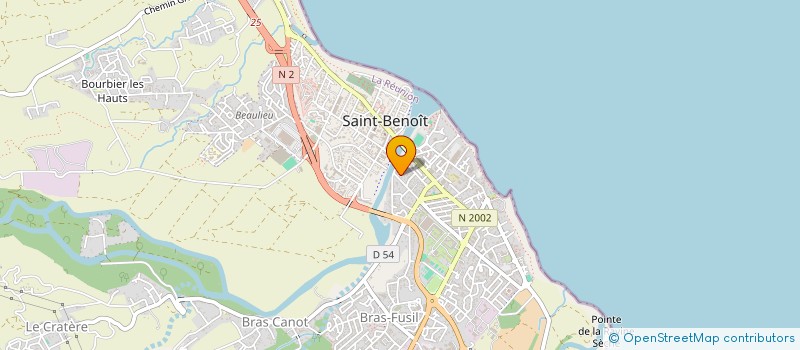 localisation de l'entreprise MONSIEUR CHRISTIAN PREBE  SAINT-BENOIT