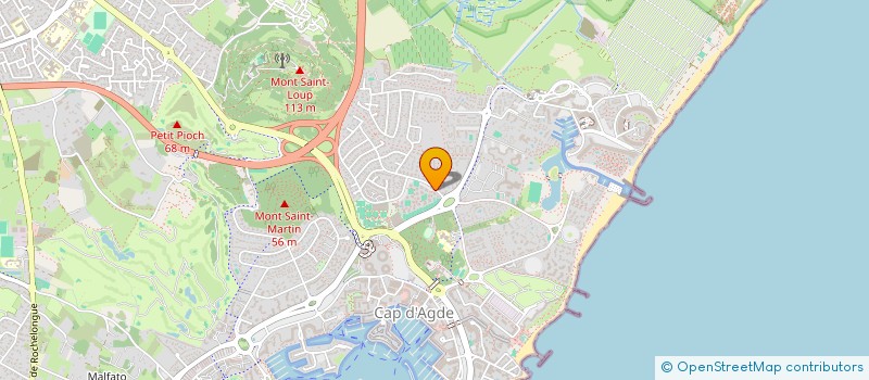 localisation de l'entreprise MONSIEUR CHRISTIAN PRESLES  AGDE