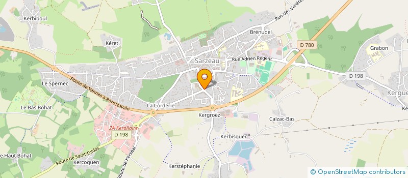 localisation de l'entreprise MONSIEUR CHRISTIAN PRIMAULT  SARZEAU