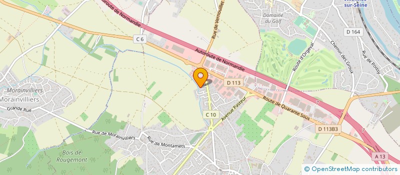 localisation de l'entreprise MONSIEUR CHRISTIAN PROKOP  ORGEVAL