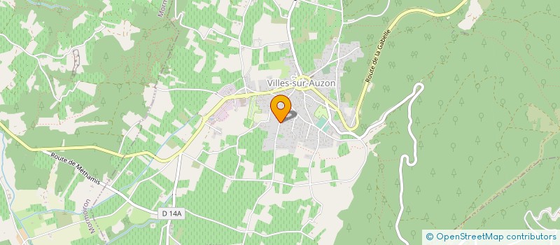 localisation de l'entreprise MONSIEUR CHRISTIAN PRUNARETTY à VILLES-SUR-AUZON