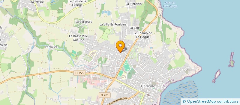 localisation de l'entreprise MONSIEUR CHRISTIAN PRUNAULT  CANCALE