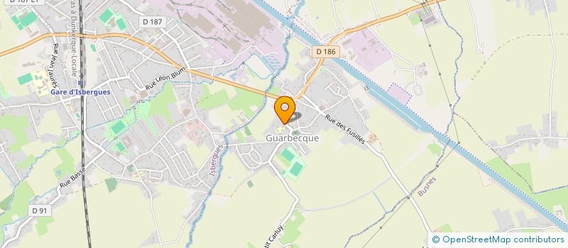 localisation de l'entreprise MONSIEUR CHRISTIAN PRUVOST  GUARBECQUE