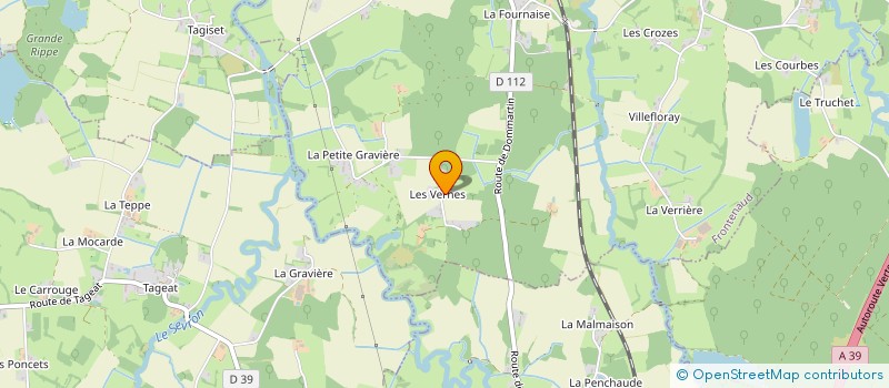 localisation de l'entreprise MONSIEUR CHRISTIAN PUGET  FRONTENAUD