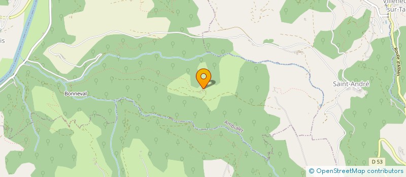 localisation de l'entreprise MONSIEUR CHRISTIAN PUJOL  AMBIALET