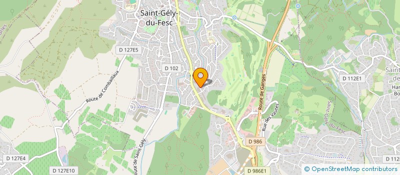 localisation de l'entreprise MONSIEUR CHRISTIAN PY  SAINT-GELY-DU-FESC