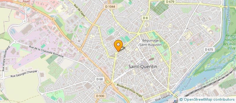 localisation de l'entreprise MONSIEUR CHRISTIAN QUANTIN à SAINT-QUENTIN