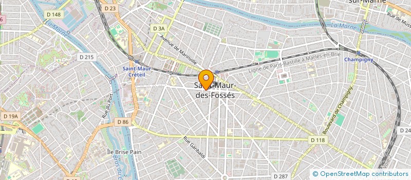 localisation de l'entreprise MONSIEUR CHRISTIAN QUEST à SAINT-MAUR-DES-FOSSES