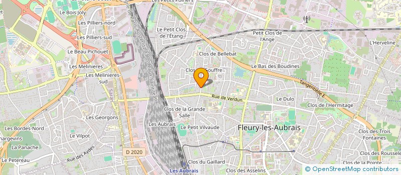 localisation de l'entreprise MONSIEUR CHRISTIAN QUINOT à FLEURY-LES-AUBRAIS