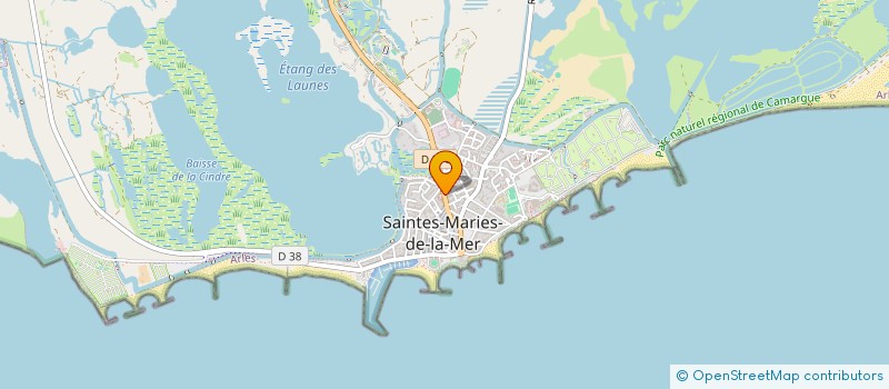 localisation de l'entreprise MONSIEUR CHRISTIAN QUINTIN  SAINTES-MARIES-DE-LA-MER