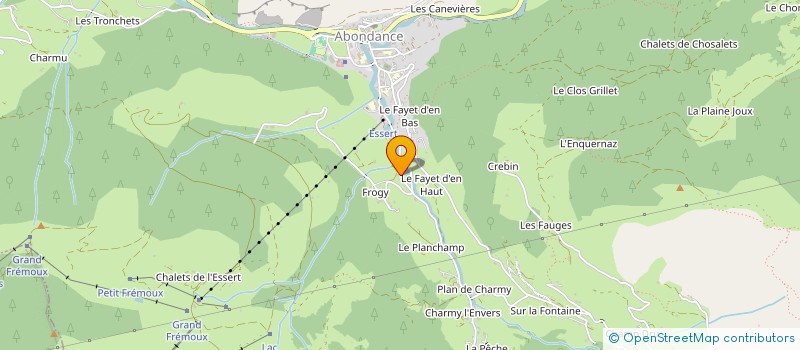 localisation de l'entreprise MONSIEUR CHRISTIAN RABARON  ABONDANCE