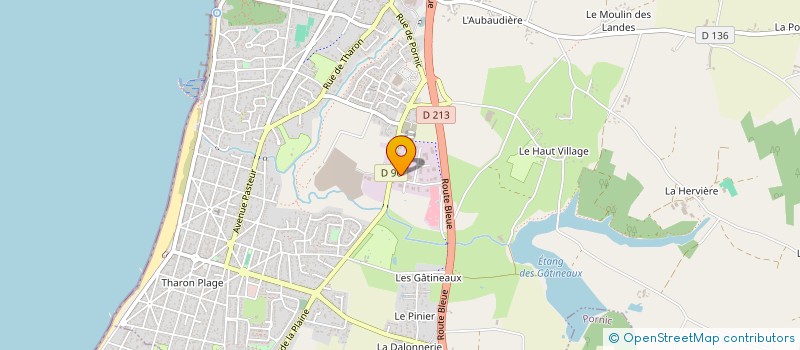 localisation de l'entreprise MONSIEUR CHRISTIAN RACAUD à PORNIC