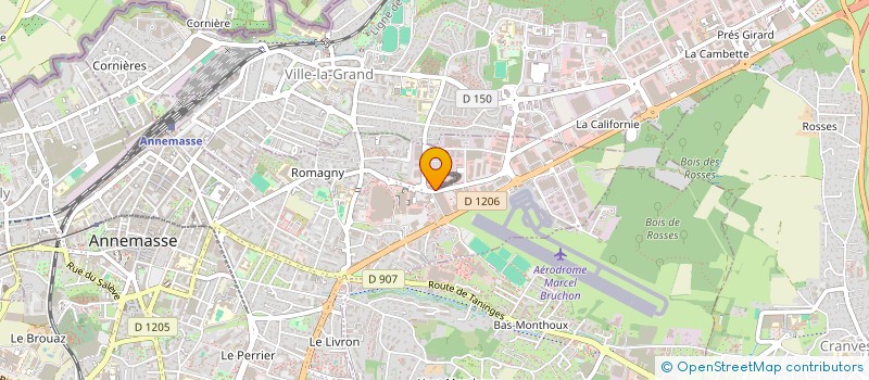 localisation de l'entreprise MONSIEUR CHRISTIAN RACCA à ANNEMASSE