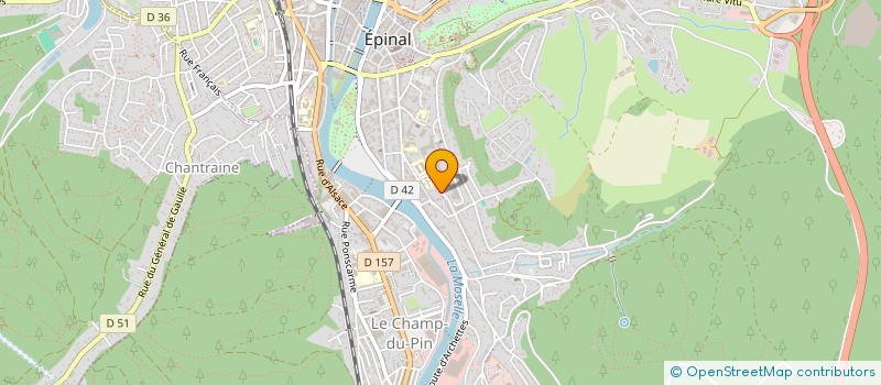 localisation de l'entreprise MONSIEUR CHRISTIAN RACIBOR  EPINAL