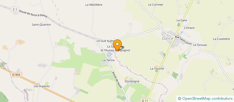 localisation de l'entreprise MONSIEUR CHRISTIAN RADIGUET à PERCHE-EN-NOCE