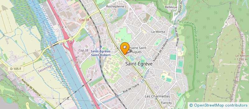 localisation de l'entreprise MONSIEUR CHRISTIAN RAFFIN à SAINT-EGREVE