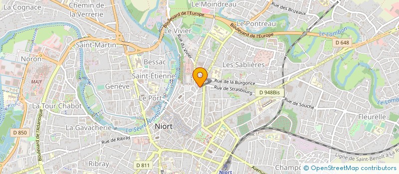localisation de l'entreprise MONSIEUR CHRISTIAN RAFIN à NIORT
