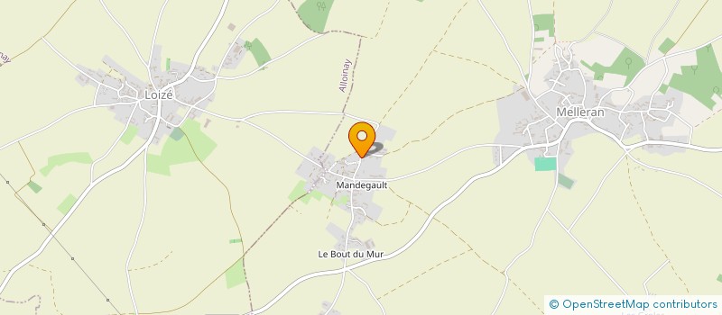 localisation de l'entreprise MONSIEUR CHRISTIAN RAGOT  MELLERAN