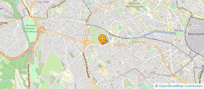 localisation de l'entreprise MONSIEUR CHRISTIAN RAGUES à MONTPELLIER