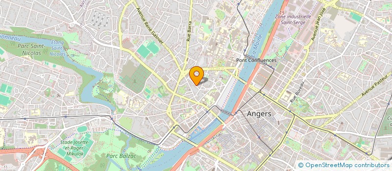 localisation de l'entreprise MONSIEUR CHRISTIAN RAHARD à ANGERS