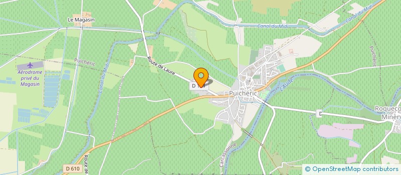 localisation de l'entreprise MONSIEUR CHRISTIAN RAMOND  PUICHERIC